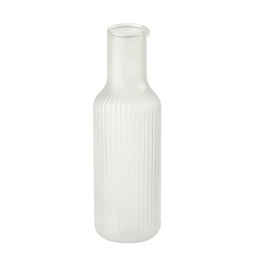 Modern White Frosted Decanter 800ml / 28 oz