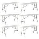 Plastic Centre Trestle 6ft Folding Table – Pallet of 28