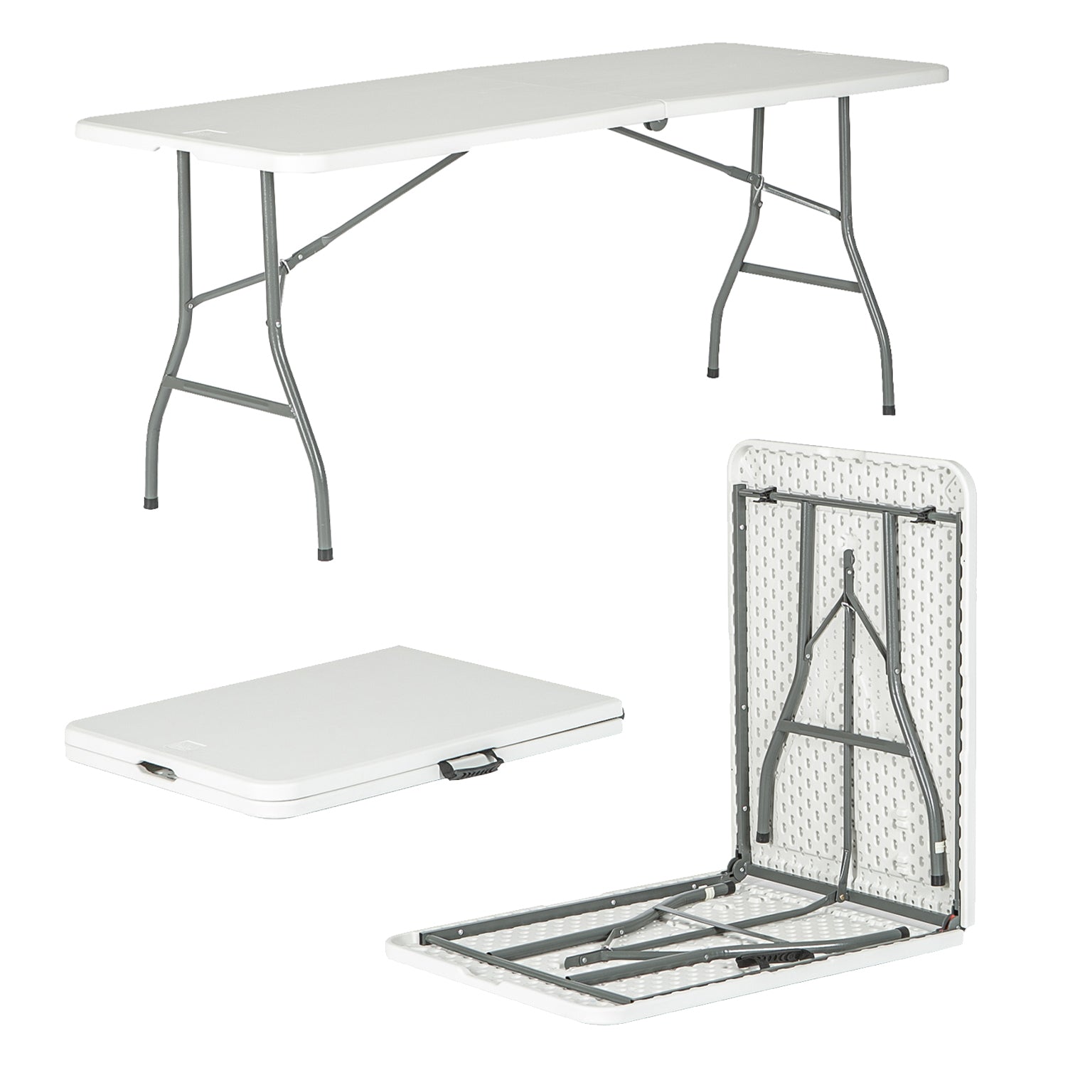 Plastic Centre Trestle 6ft Folding Table – Pallet of 28