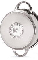 24cm Stainless Steel Casserole & S/S Lid (5324)