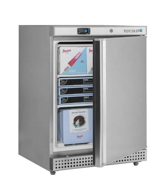 TEFCOLD UF200S Stainless Steel Undercounter Freezer - 200 Litres / 120L Net