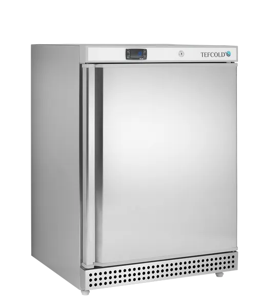 TEFCOLD UF200S Stainless Steel Undercounter Freezer - 200 Litres / 120L Net