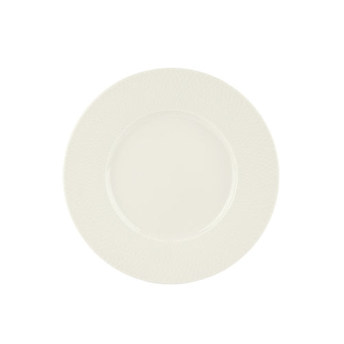 Quartz Fine Dining Porcelain Rimmed Plate 24cm/9.5" (Pack of 12)