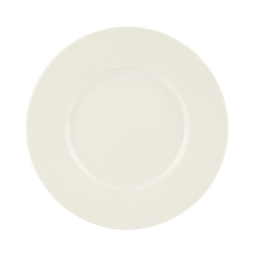 Quartz Fine Dining Porcelain Rimmed Plate 28cm/11" (Pack of 12)