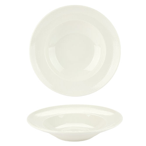 Quartz Fine Dining Porcelain Pasta Plate 28cm/11" (Pack of 6)