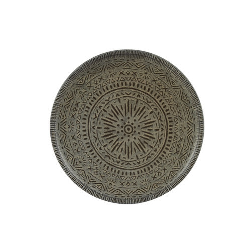 Rune Stoneware Flat Plate 21cm/8.25" (Pack of 6)