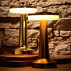 Timeless Brassy LED Table Lamp 19.5cm