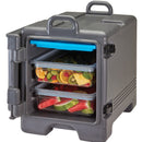 Cambro 3 x 1/1 GN Porte-casseroles gris charbon à chargement frontal 432 mm x 654 mm x 568 mm 