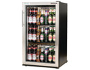 Autonumis EcoChill Stainless Steel Glass Hinged Single Door Bottle Cooler - 84 x 330ml Bottles