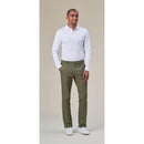 Brook Taverner Frederick Mens Long Sleeve Polo Shirt White Size M