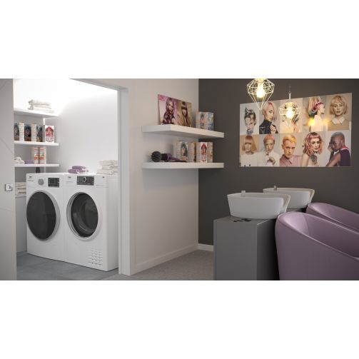 Whirlpool 6th Sense AWH912/PRO Gewerbewaschmaschine, 9 kg