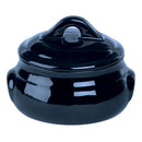 Rustico Stoneware Azul Bellied Casserole 11.5cm x 6cm / 4 ½″ x 2 ¾″ 425ml / 15oz