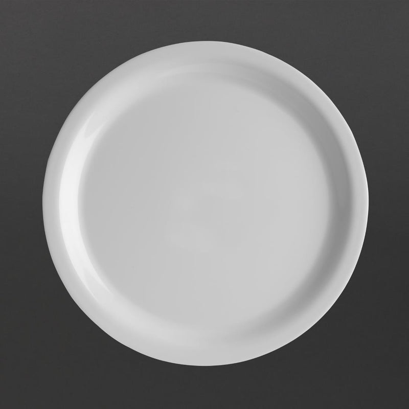 Olympia Kristallon Melamine Narrow Rimmed Plates 267mm (Pack of 12)