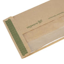 Vegware Compostable Kraft Baguette Bags With PLA Window (Pack of 1000)
