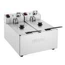 Buffalo Twin Tank Twin Basket 2x3Ltr Countertop Fryer 2x2kW