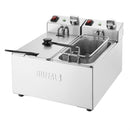 Buffalo Twin Tank Twin Basket 2x3Ltr Countertop Fryer 2x2kW