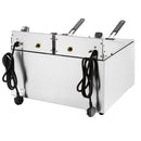 Buffalo Double Electric Fryer with Timer 2x8Ltr