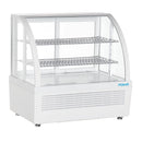 Polar C-Series Countertop Display Fridge White 100Ltr