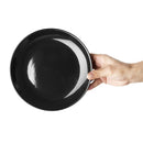 Olympia Cafe Coupe Plate Black - 200mm 8" (Pack of 12)