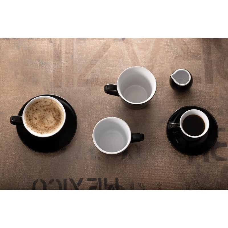Olympia Cafe Espresso Saucer Black (Pack of 12)