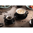 Olympia Cafe Cappuccino Cup Black - 340ml 11.5fl oz (Pack of 12)