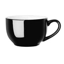 Olympia Cafe Cappuccino Cup Black - 340ml 11.5fl oz (Pack of 12)