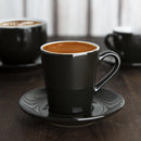 Olympia Cafe Flat White Cup Black - 170ml (Pack of 12)