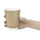Fiesta Compostable Coffee Cups Double Wall 340ml (Pack of 500)