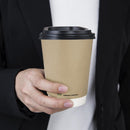 Fiesta Compostable Coffee Cups Double Wall 340ml (Pack of 25)