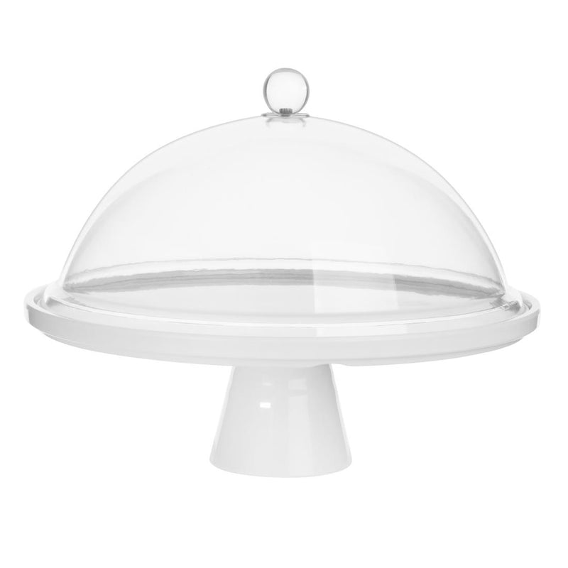 Olympia Kristallon Melamine Round Cake Stand 330x140mm