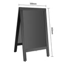 Olympia Pavement Board Black Wooden Frame 500x850mm