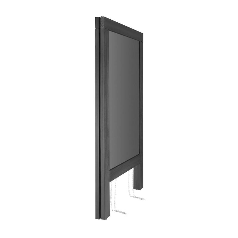 Olympia Pavement Board Black Wooden Frame 700x1200mm