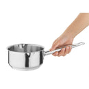 Vogue Stainless Steel Milk Pan 14cm