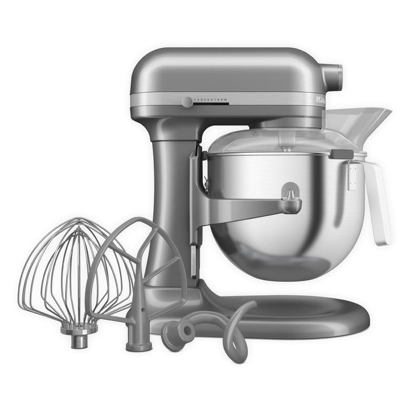 KitchenAid Hochleistungs-Standmixer mit Schüsselheber, 6,6 l, Silber, 5KSM70JPXBCU