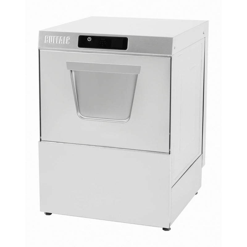 Buffalo Digital Undercounter Dishwasher with Drain Pump 500mm Basket 2.9kW Single Phase