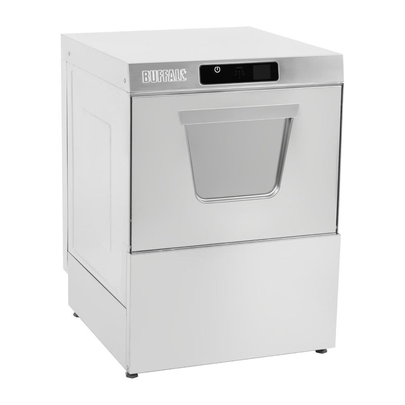 Buffalo Digital Undercounter Dishwasher with Drain Pump 500mm Basket 2.9kW Single Phase