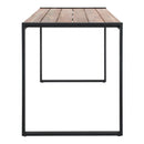 Bolero Steel and Acacia Industrial Bar Table 1800x900mm