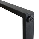 Bolero Steel and Acacia Industrial Bar Table 1800x900mm