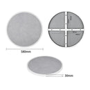 Bolero Fibre Glass Round Table Top Grey Stone Effect 580mm