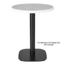 Bolero Fibre Glass Round Table Top Grey Stone Effect 580mm