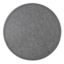 Bolero Fibre Glass Round Table Top Brushed Black 580mm