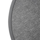 Bolero Fibre Glass Round Table Top Brushed Black 580mm