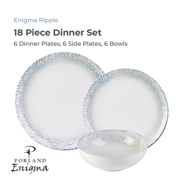 Enigma Ripple 18 Piece Dinner Set