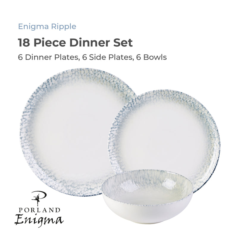 Enigma Ripple 18-teiliges Tafelservice