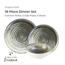 Enigma Swirl 18 Piece Dinner Set