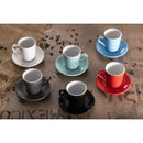 Olympia Cafe Flat White Cup Black - 170ml (Pack of 12)