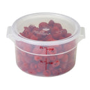 Cambro 1.9 - 3.8L Polyproplene Translucent Round Lid