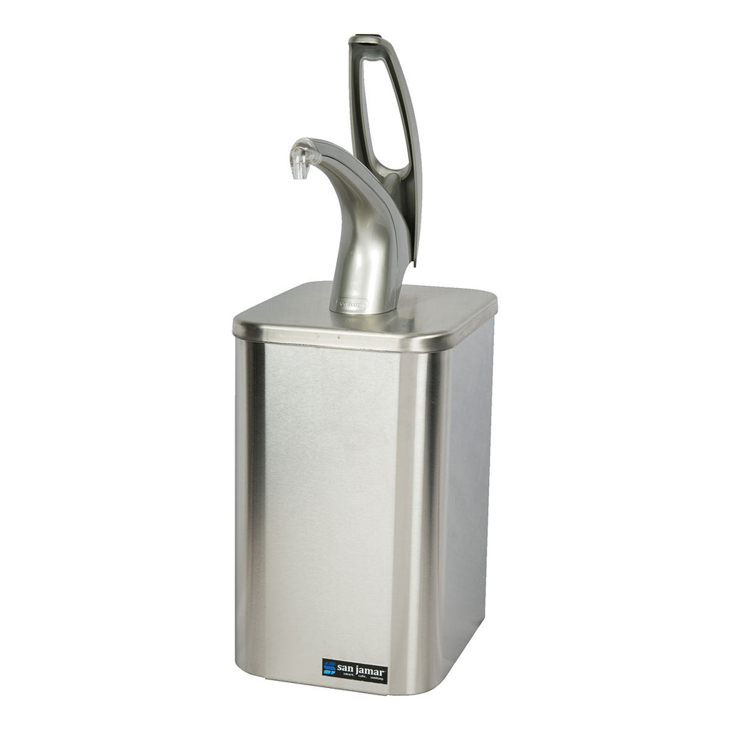 Frontline Box San Jamar Metal Finish Frontline™Box Pump System