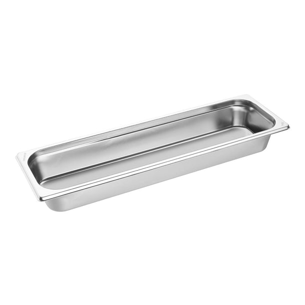 Vogue Stainless Steel Gastronorm 2/4 Tray 65mm