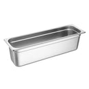 Vogue Stainless Steel Gastronorm 2/4 Tray 150mm